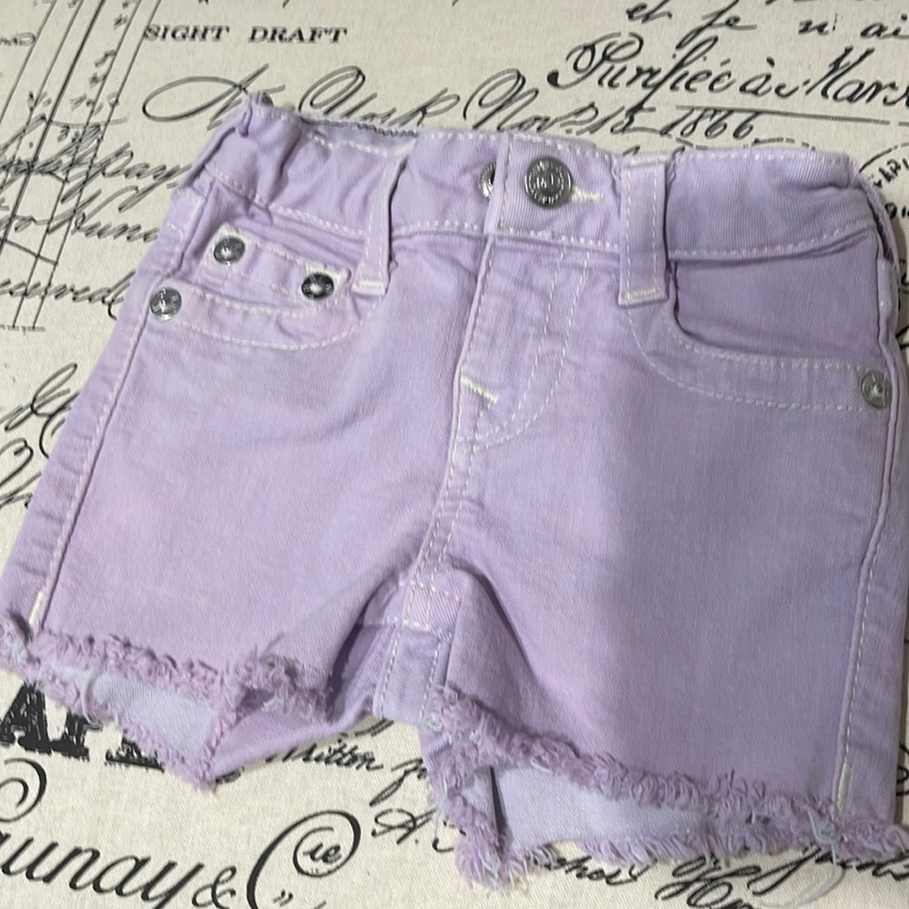 True Religion Girls Cut Off Shorts Size 4